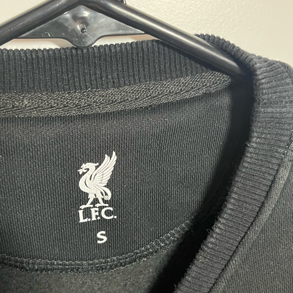 Authentic Liverpool Football Club Crewneck Small Black Liverpool FC. LFC NWOT - Picture 4 of 4